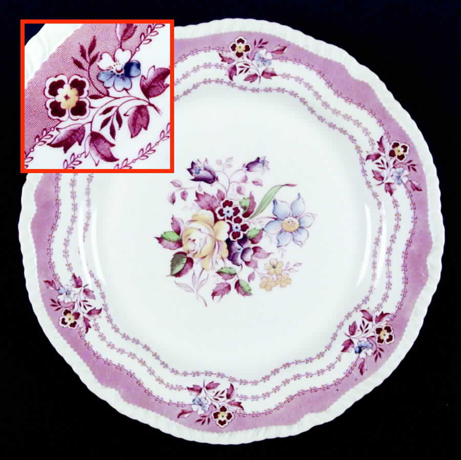 Rutland Red Dinner Plate by Ridgway (Ridgways)-1