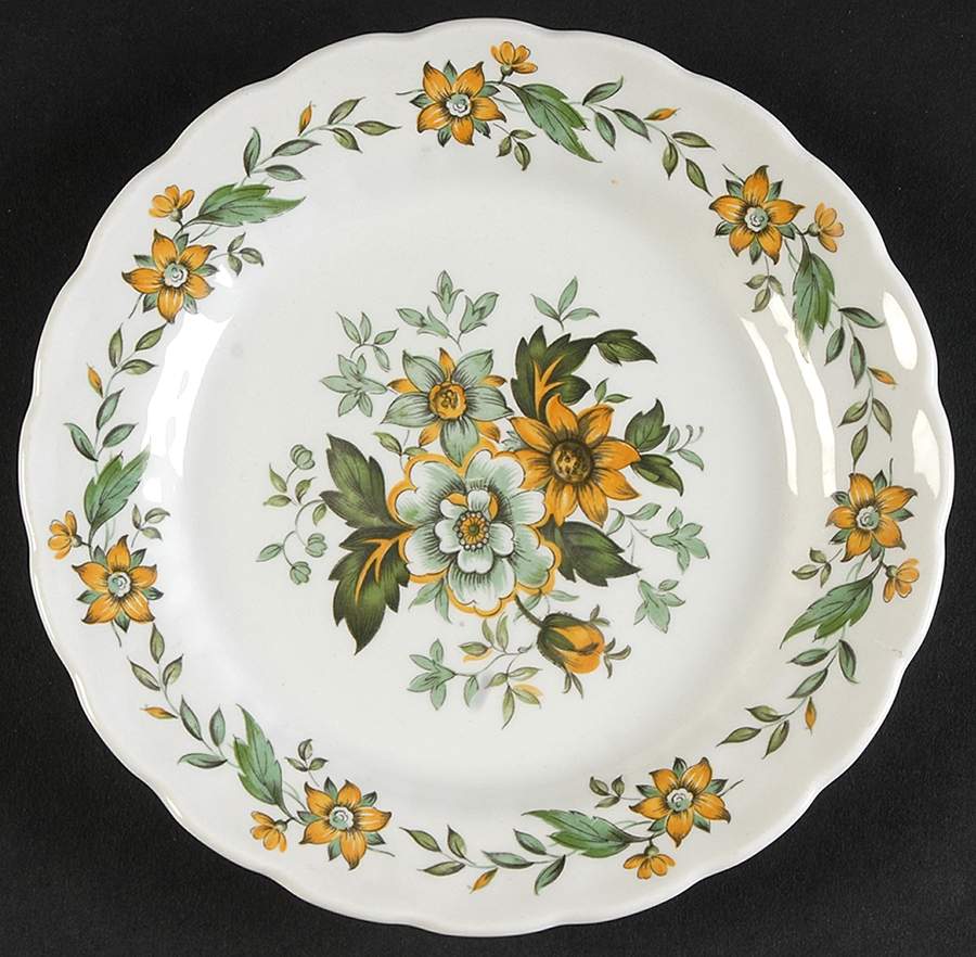Spring Garden Bread & Butter Plate by Ridgway (Ridgways)-1
