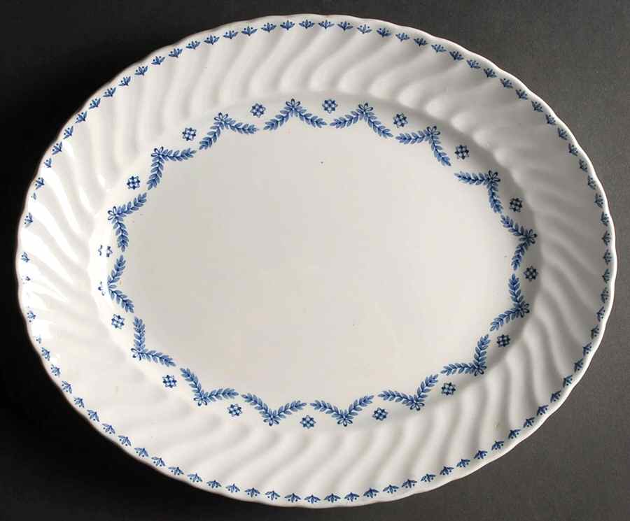 Tivoli 12" Oval Serving Platter by Ridgway (Ridgways)-1