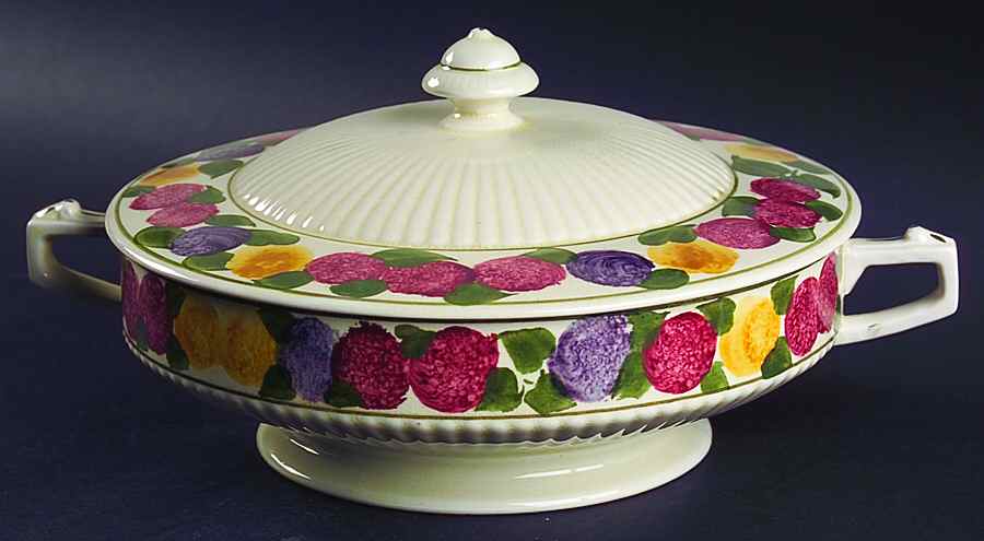 Tuberose Round Covered Vegetable by Ridgway (Ridgways)-1