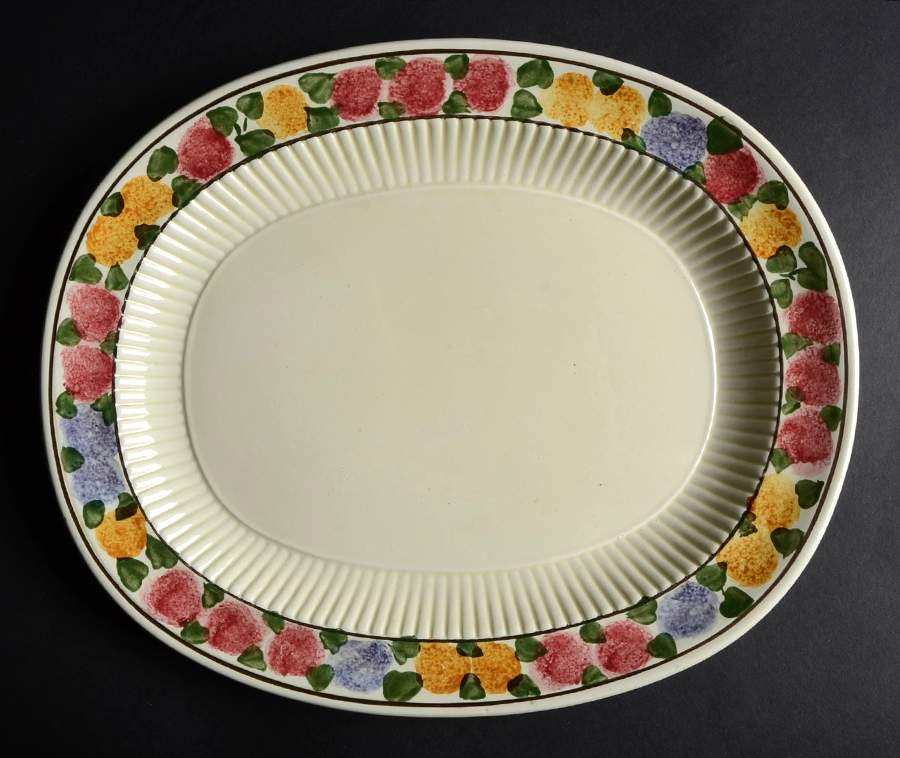Tuberose 13" Oval Serving Platter by Ridgway (Ridgways)-1