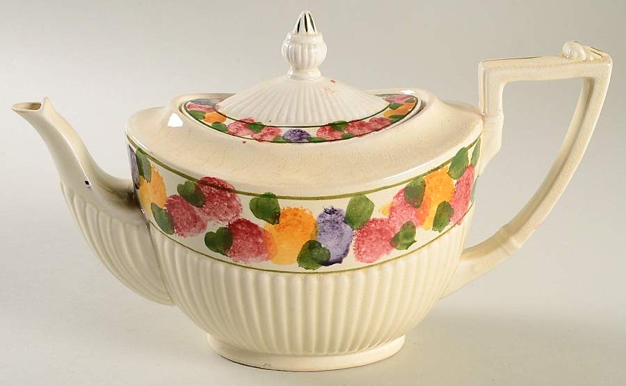 Tuberose Teapot & Lid by Ridgway (Ridgways)-1