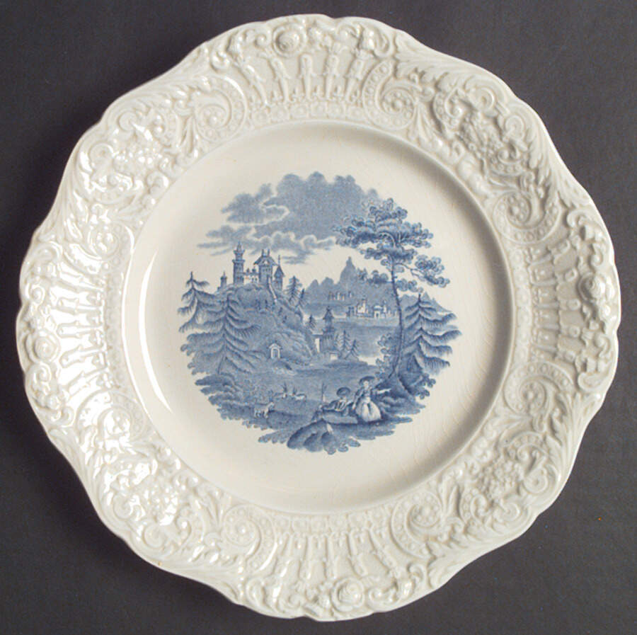 Tyrolean Dinner Plate by Ridgway (Ridgways)-1