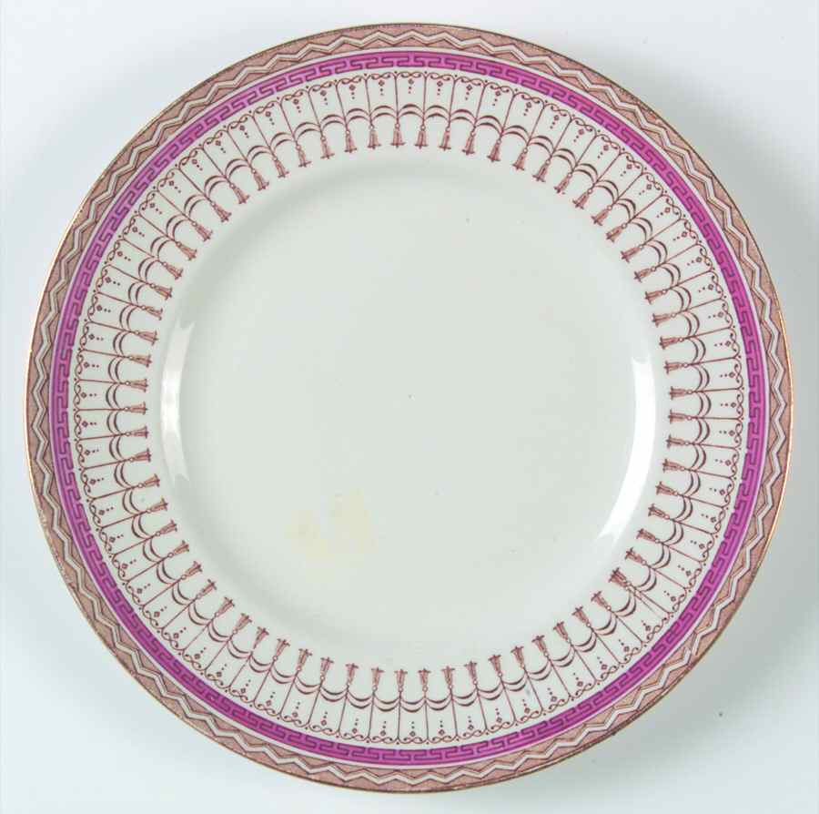 Venetian Red (No Center Design) Salad Plate by Ridgway (Ridgways)-1