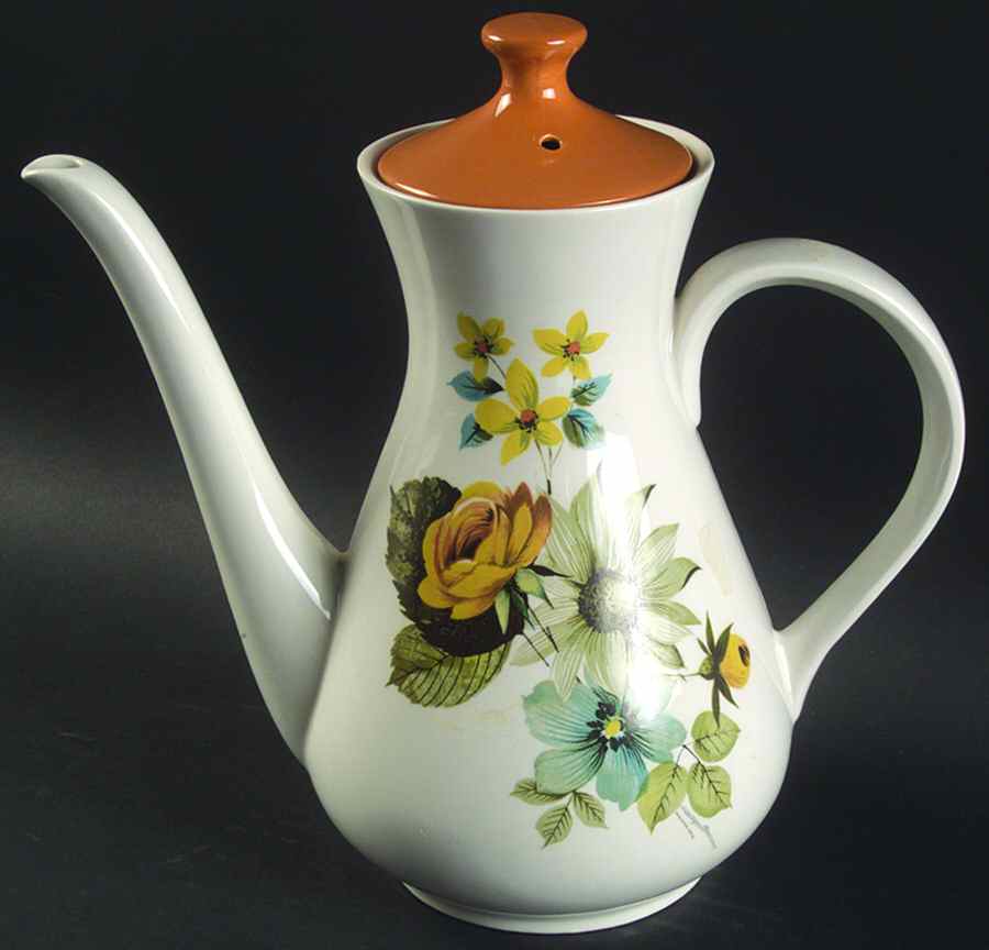 Vermont Coffee Pot & Lid by Ridgway (Ridgways)-1