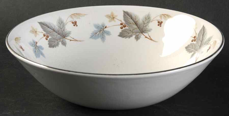 Vinewood (Grey Leaves) Coupe Cereal Bowl by Ridgway (Ridgways)-1