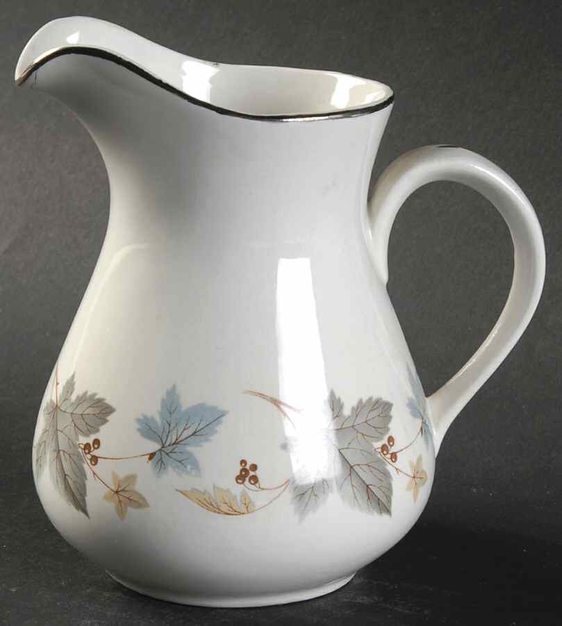 Vinewood (Grey Leaves) Creamer by Ridgway (Ridgways)-1