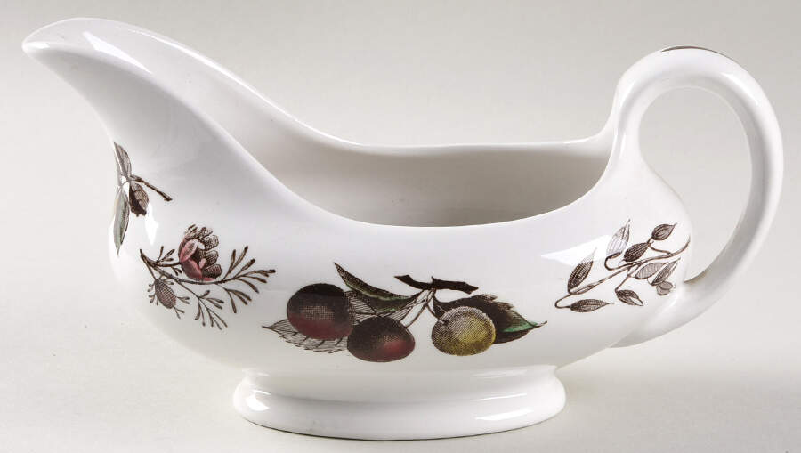 Warwick Gravy Boat by Ridgway (Ridgways)-1