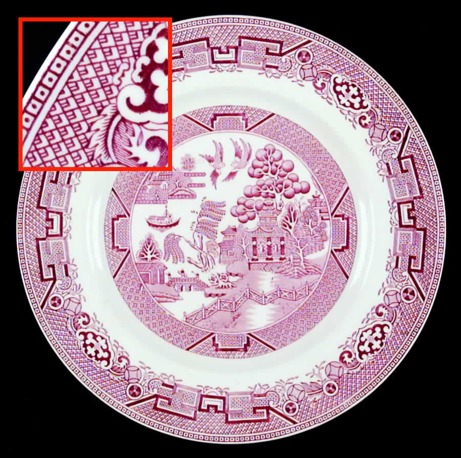 Willow Pink Dinner Plate by Ridgway (Ridgways)-1