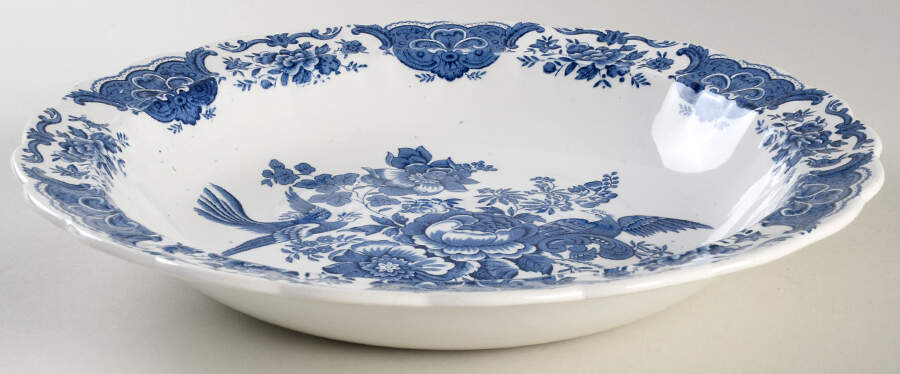 Windsor Blue Large Fruit Bowl by Ridgway (Ridgways)-1