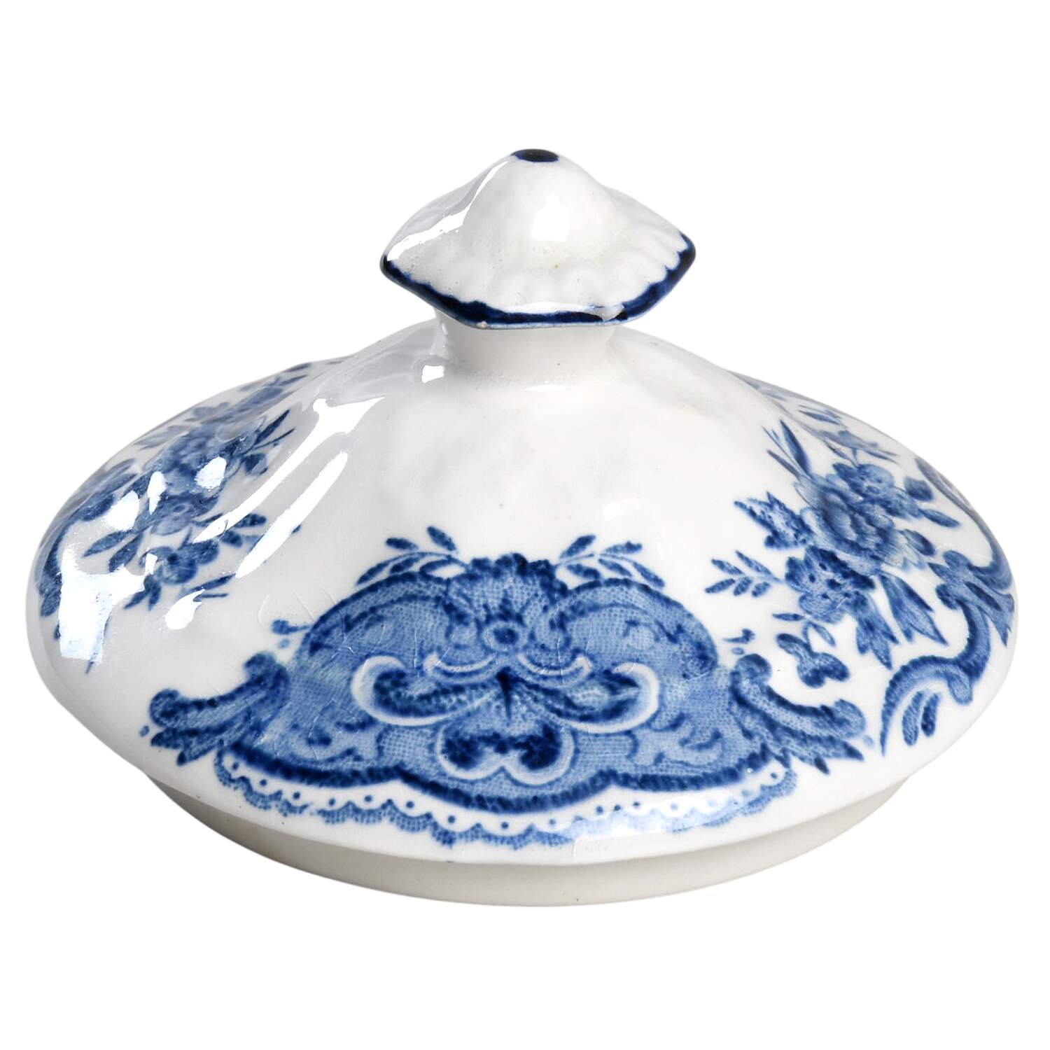 Windsor Blue Lid for Sugar Bowl by Ridgway (Ridgways)-1