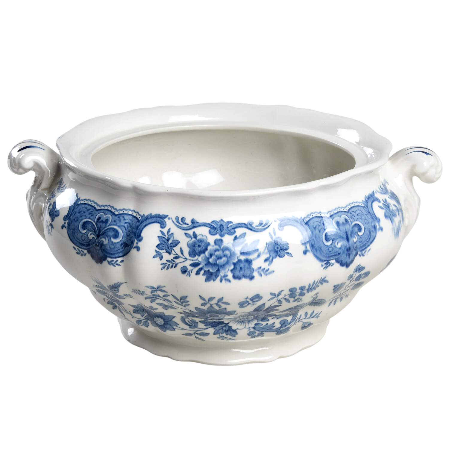 Windsor Blue Tureen No Lid by Ridgway (Ridgways)-1