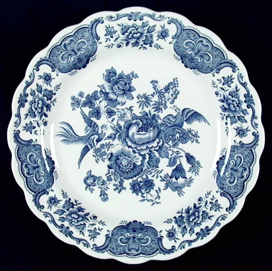 Windsor Blue Dinner Plate by Ridgway (Ridgways)-1