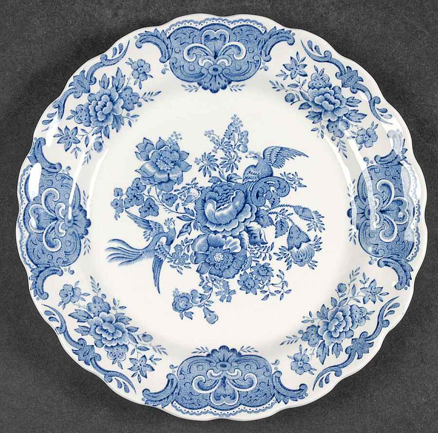 Windsor Blue Salad Plate by Ridgway (Ridgways)-1