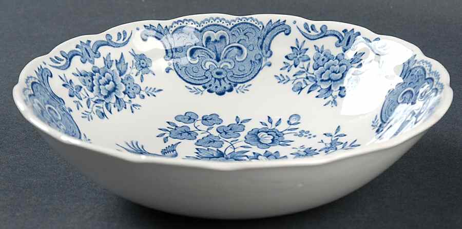 Windsor Blue Coupe Cereal Bowl by Ridgway (Ridgways)-1