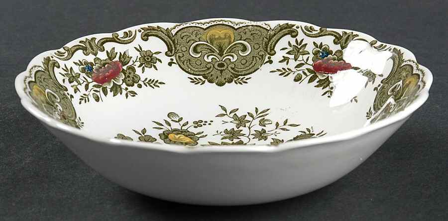 Windsor Green Multicolor Coupe Cereal Bowl by Ridgway (Ridgways)-1