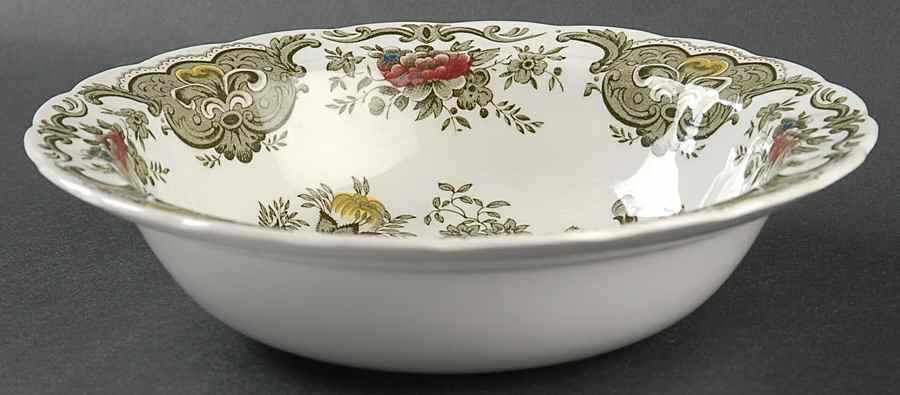 Windsor Green Multicolor 8" Round Vegetable Bowl by Ridgway (Ridgways)-1