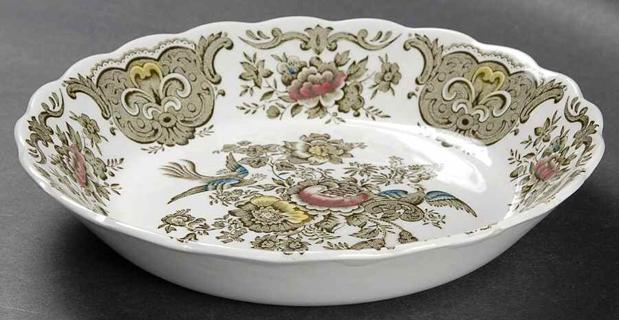 Windsor Green Multicolor Coupe Soup Bowl by Ridgway (Ridgways)-1