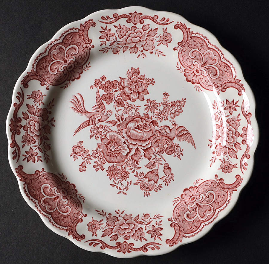 Windsor Pink Salad Plate by Ridgway (Ridgways)-1