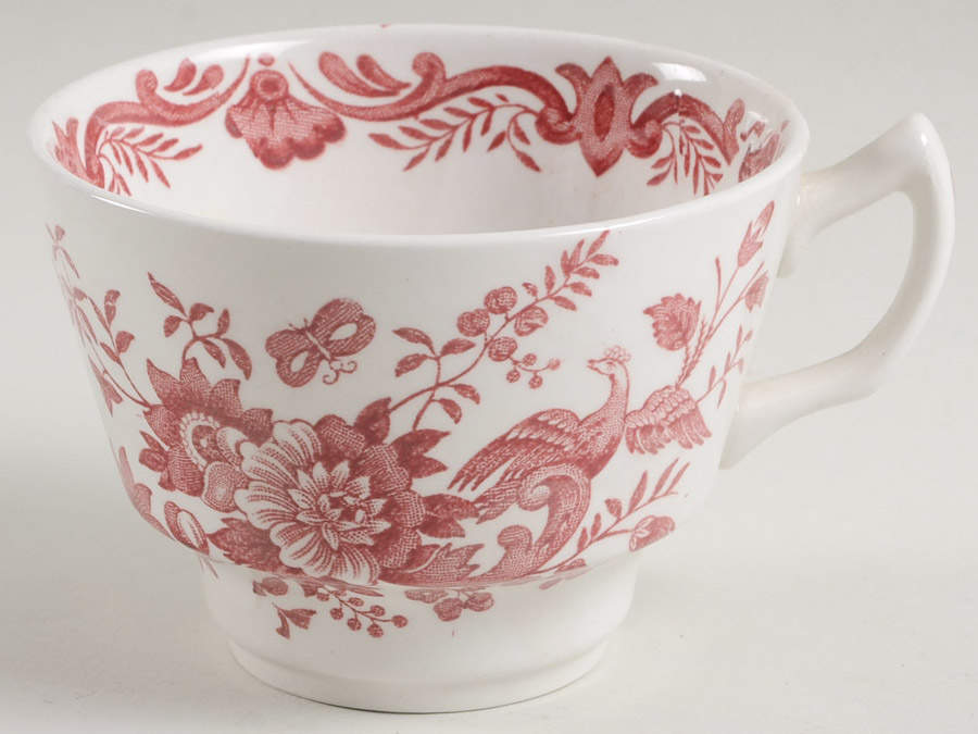 Windsor Pink Flat Cup by Ridgway (Ridgways)-1