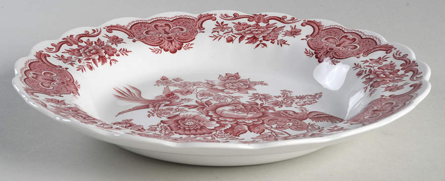 Windsor Pink Large Rim Soup Bowl by Ridgway (Ridgways)-1