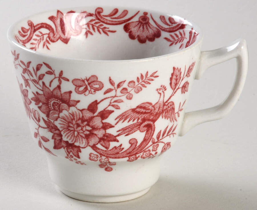 Windsor Pink Flat Demitasse Cup by Ridgway (Ridgways)-1