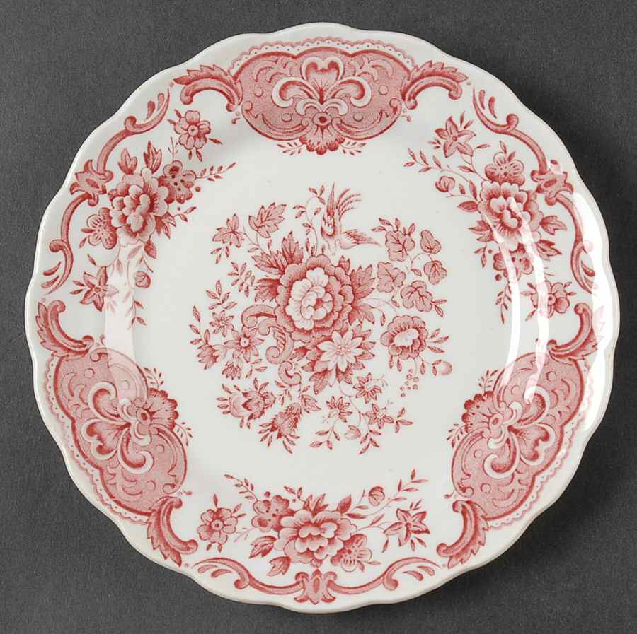 Windsor Pink Bread & Butter Plate by Ridgway (Ridgways)-1