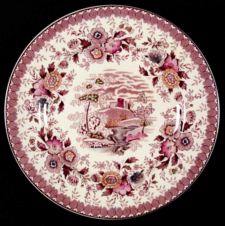 Woodland Brown (Cream Background) Dinner Plate by Ridgway (Ridgways)-1