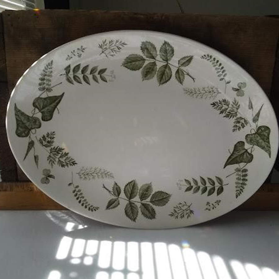 Woodside 12" Oval Serving Platter by Ridgway (Ridgways)-1