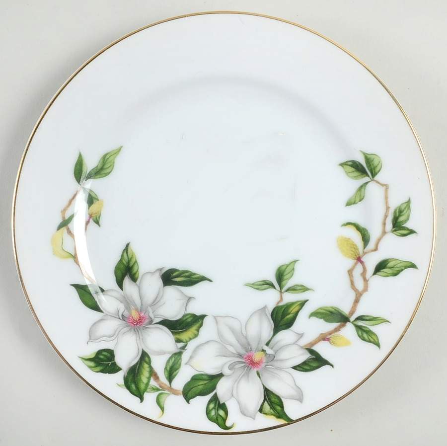 Wild Gardenia Salad Plate by Rokko (Japan)-1
