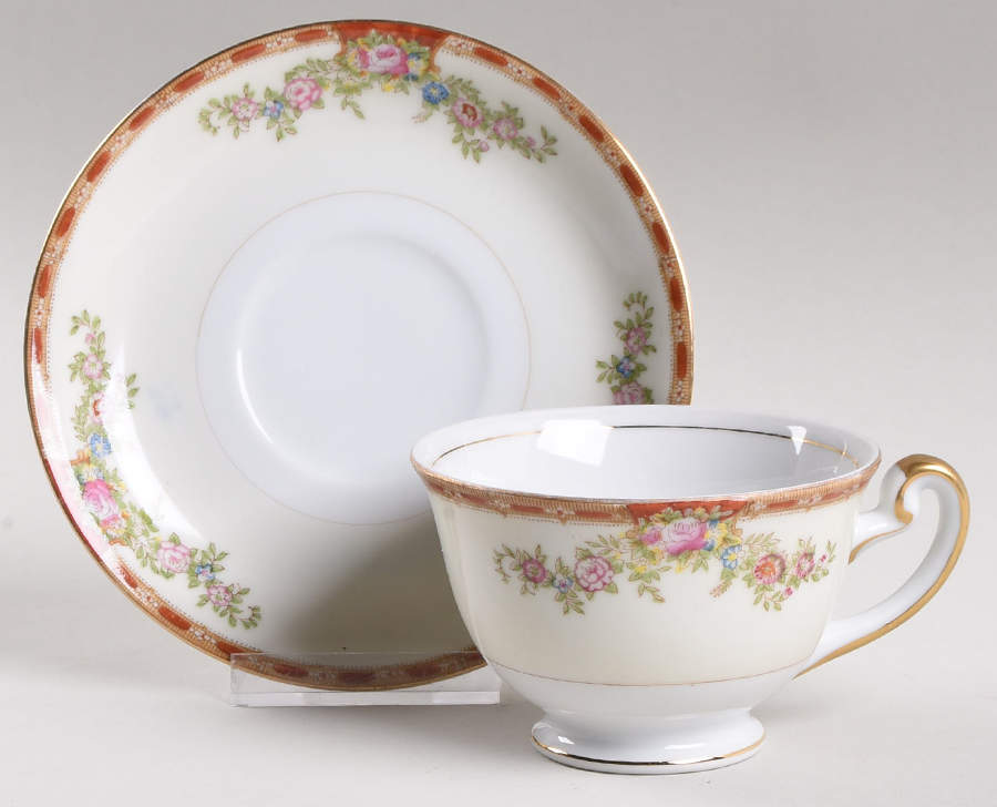Ogden Footed Cup & Saucer Set by Royal Chester-1