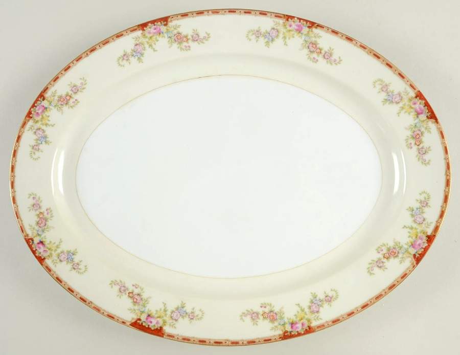 Ogden 15" Oval Serving Platter by Royal Chester-1