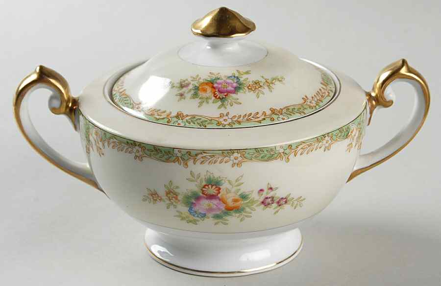 RLC1 Sugar Bowl & Lid by Royal Chester-1