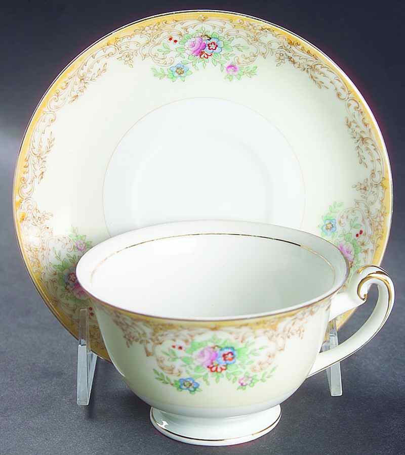 RLC2 Footed Cup & Saucer Set by Royal Chester-1