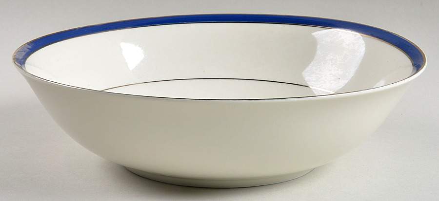 Dynasty Blue 9" Round Vegetable Bowl by Royal Limited-1
