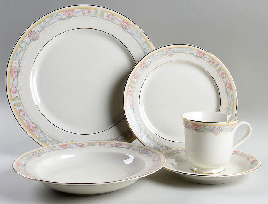 Egyptian Shell 5 Piece Place Setting by Royal Limited-1