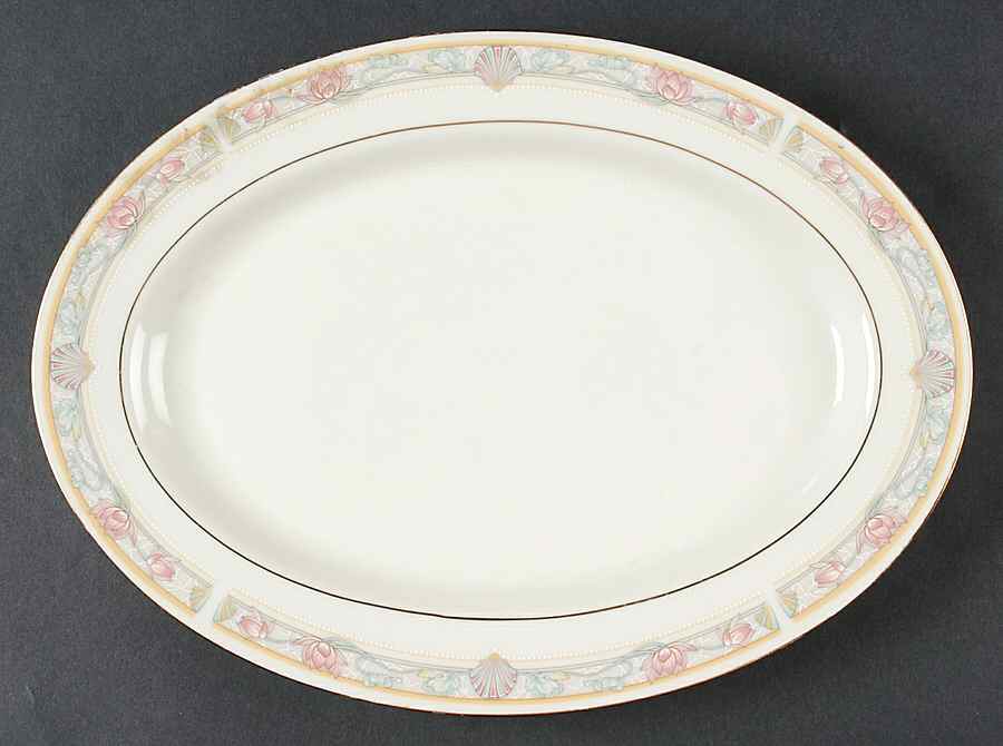 Egyptian Shell 12" Oval Serving Platter by Royal Limited-1