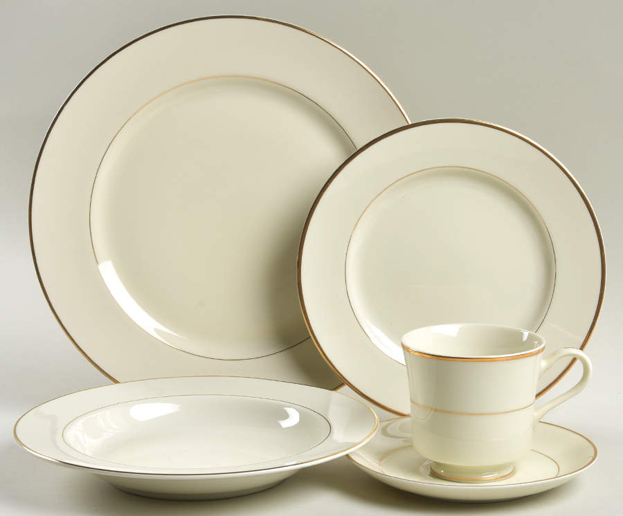 Golden Ivory 5 Piece Place Setting by Royal Limited-1