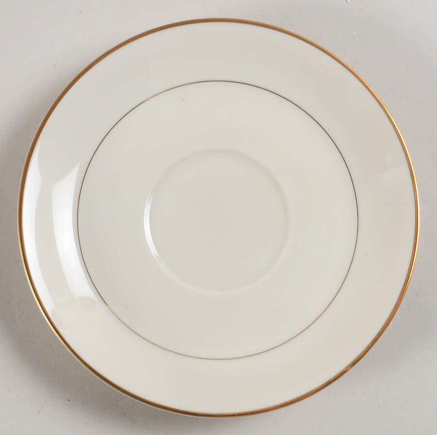 Golden Ivory Saucer by Royal Limited-1