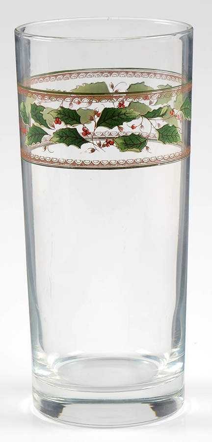 Holly Holiday 14 Oz Glassware Tumbler by Royal Limited-1