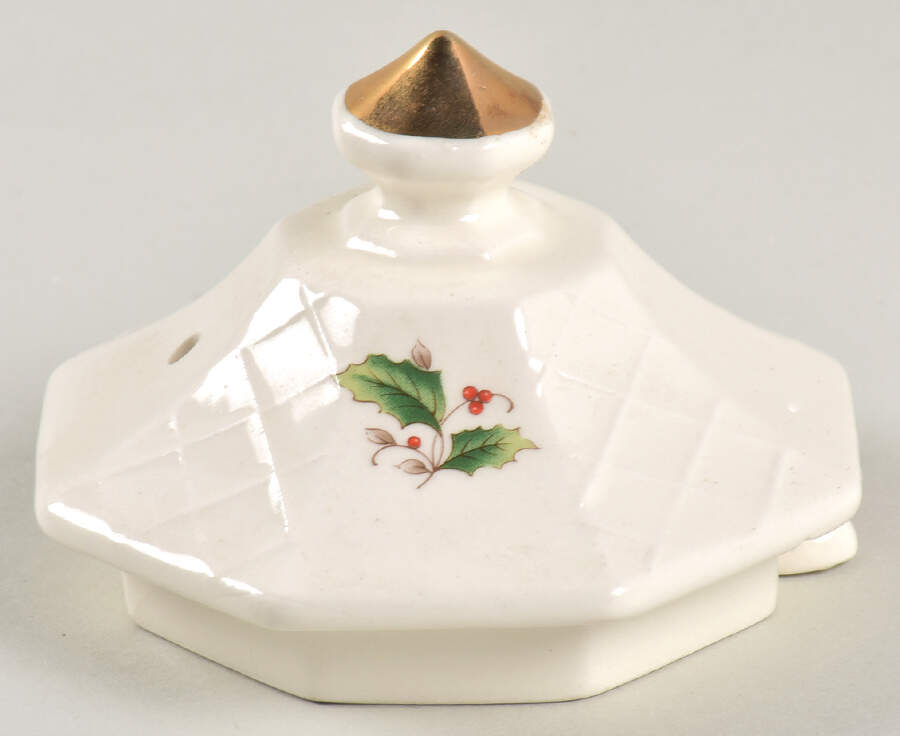 Holly Holiday Lid for Teapot by Royal Limited-1