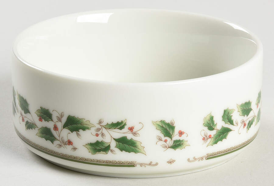 Holly Holiday 3" Round Box No Lid by Royal Limited-1