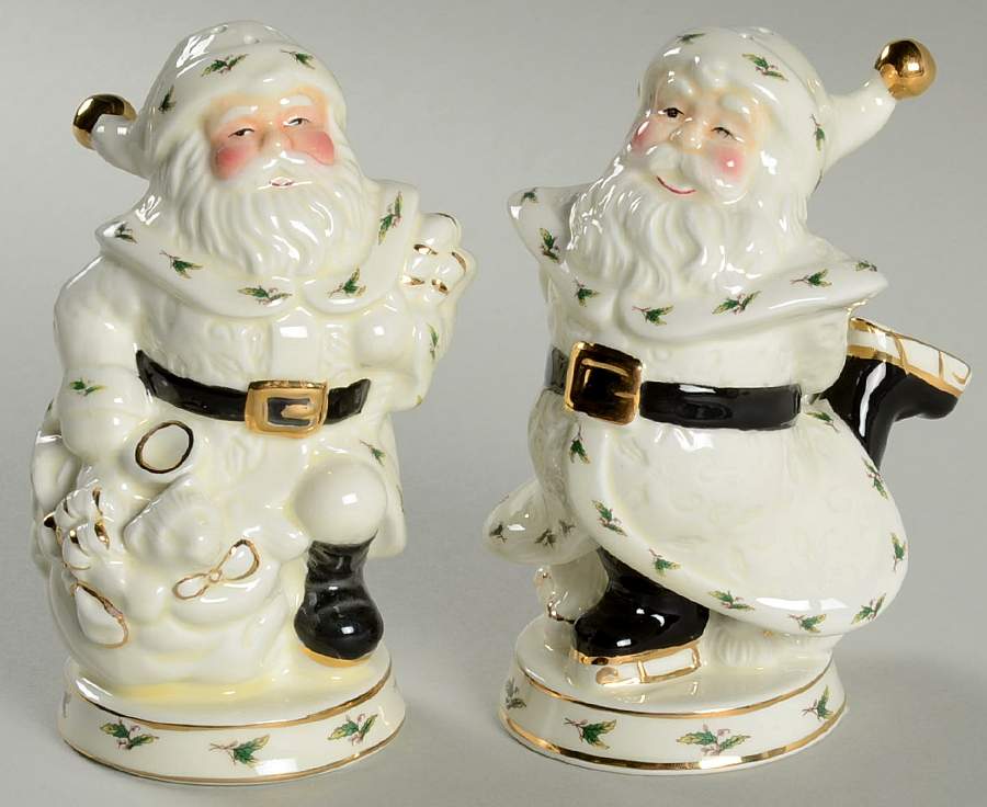 Holly Holiday Figural Salt & Pepper Set by Royal Limited-1