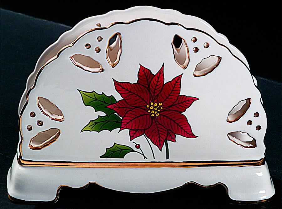 Holly Holiday Napkin Holder by Royal Limited-1