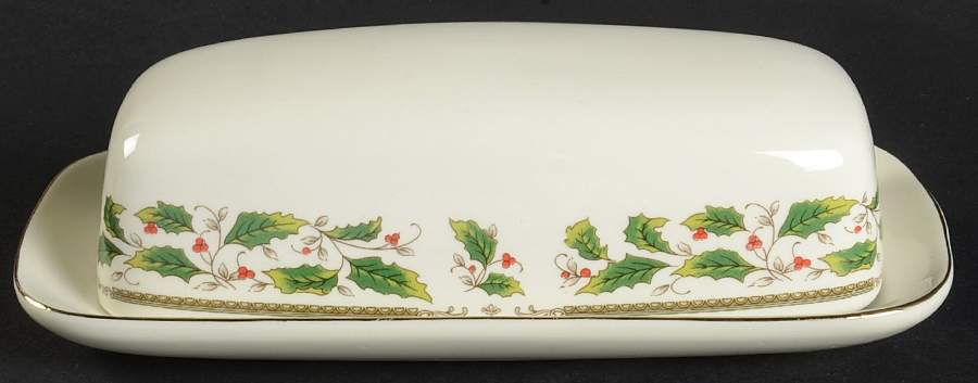 Holly Holiday 1/4 Lb Covered Butter by Royal Limited-1