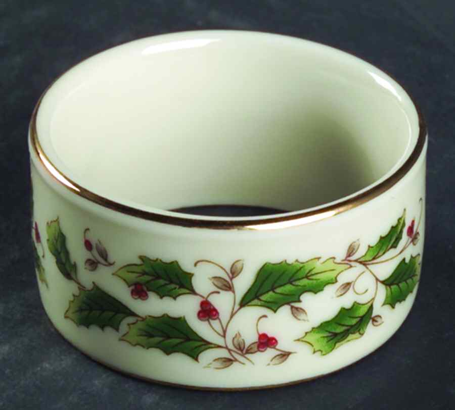 Holly Holiday Napkin Ring by Royal Limited-1