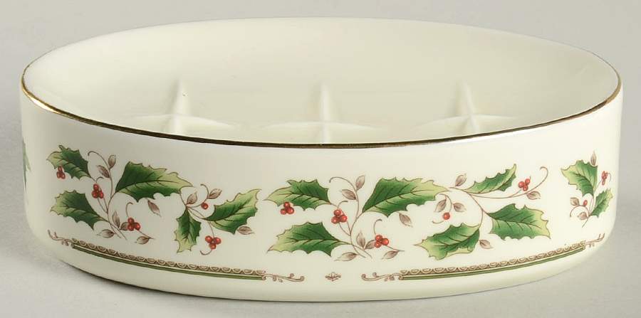 Holly Holiday Soap Dish by Royal Limited-1