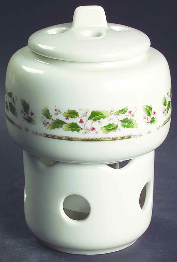 Holly Holiday Potpourri & Lid with Stand by Royal Limited-1
