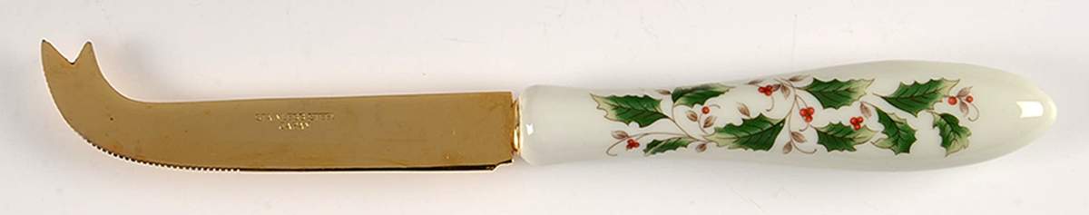 Holly Holiday Cheese Pick by Royal Limited-1