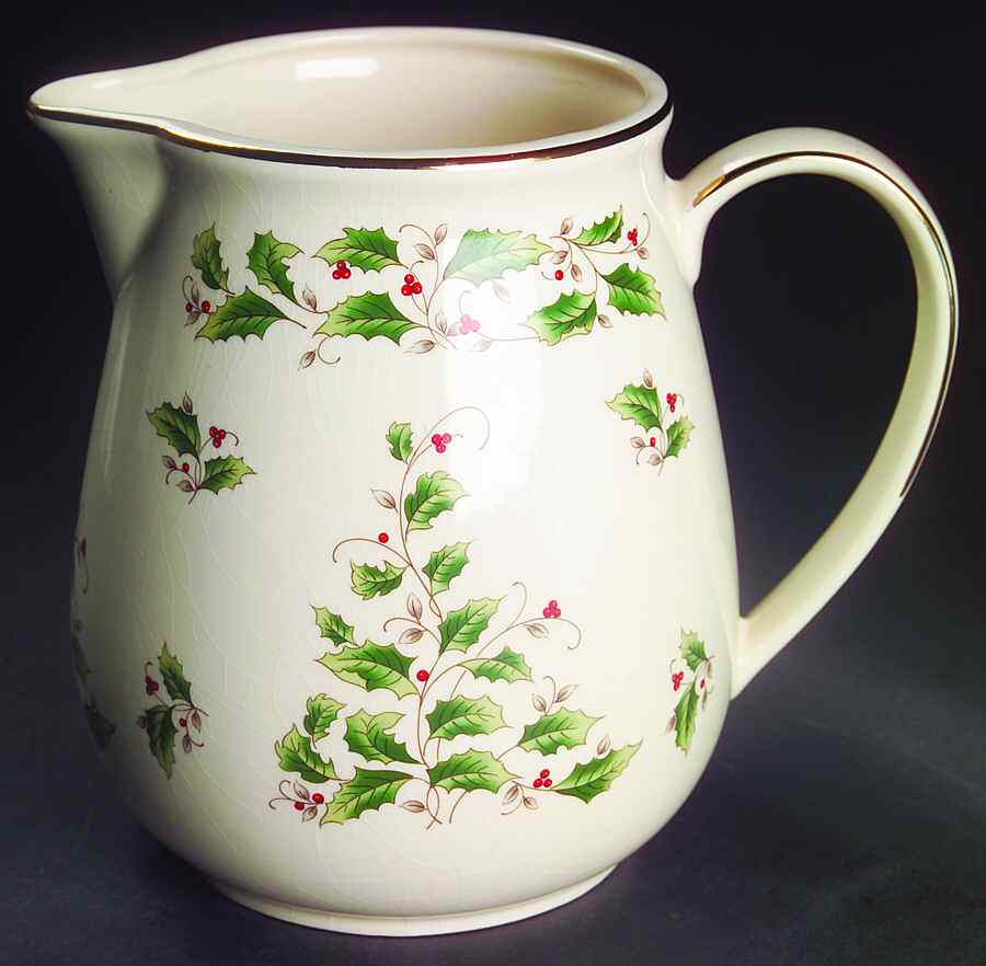 Holly Holiday 64 Oz Pitcher by Royal Limited-1